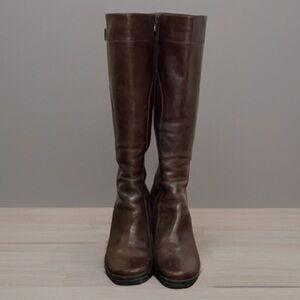 Kenneth Cole Reaction Brown Heeled Boots